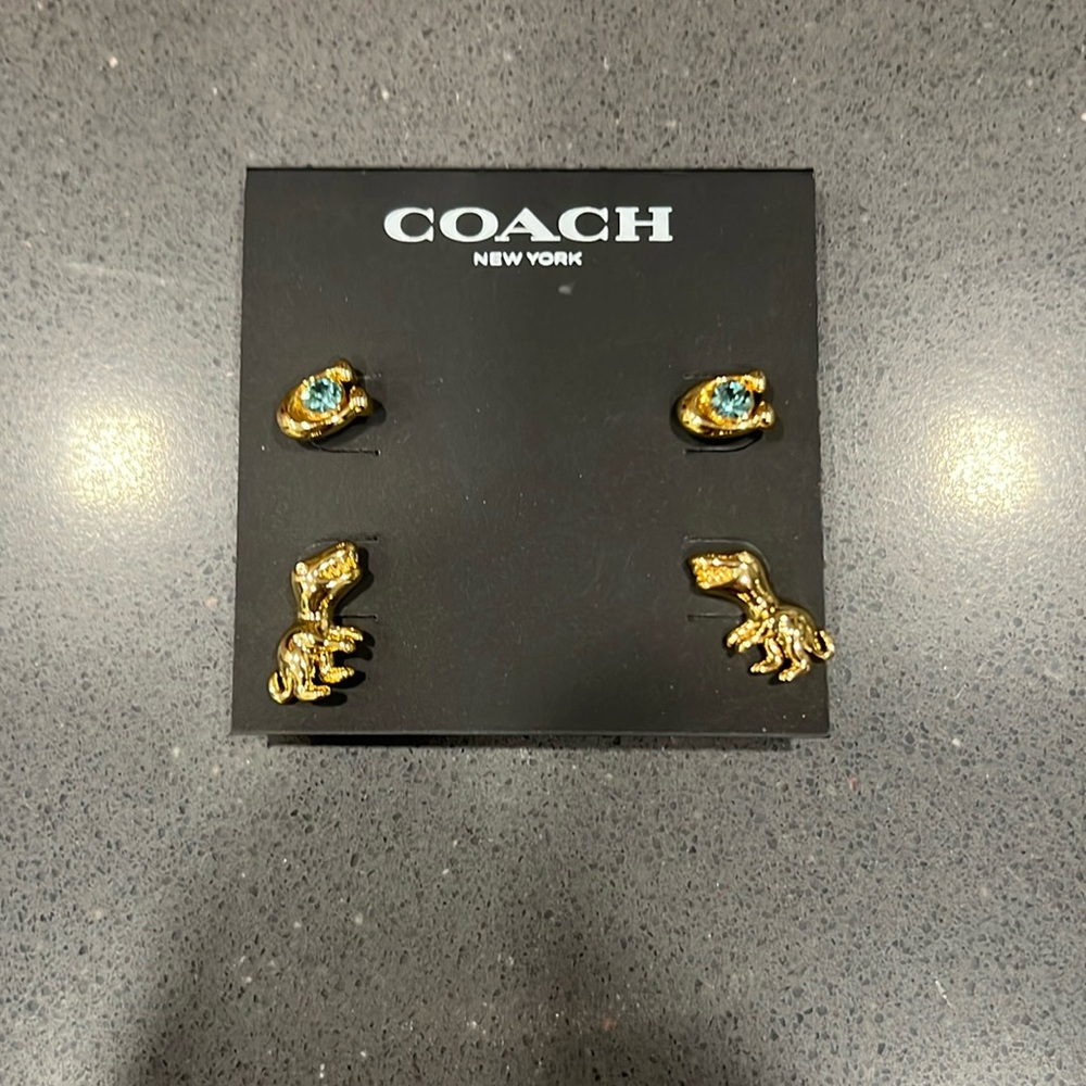 Coach earrings